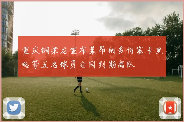 重庆铜梁龙宣布莱昂纳多何塞卡里略等五名球员合同到期离队
